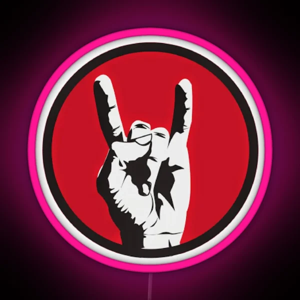 Rock On RGB Neon Sign