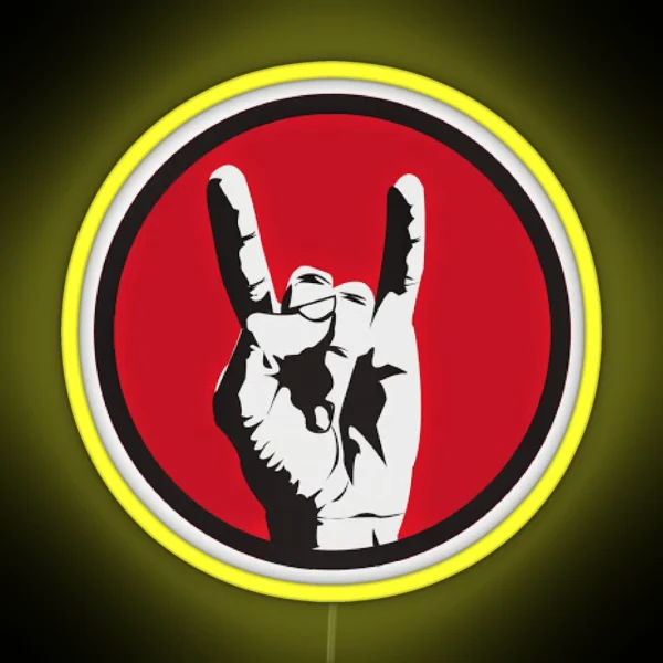 Rock On RGB Neon Sign