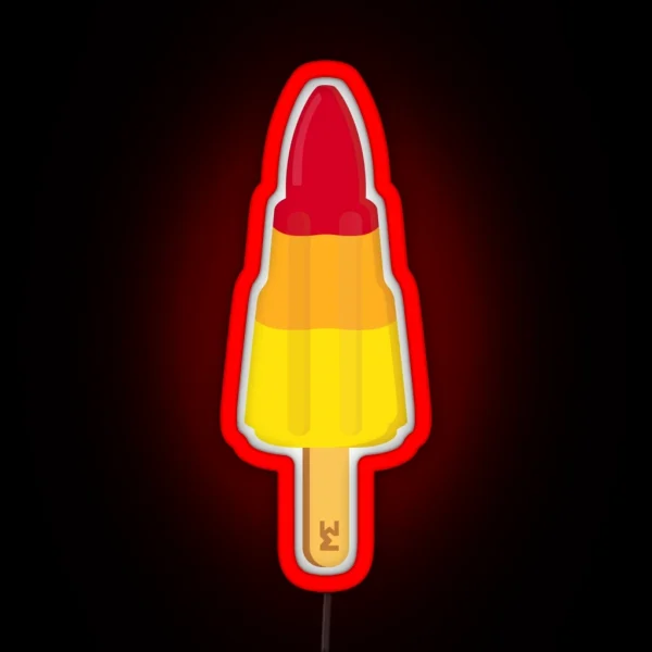 Rocket Ice Lolly RGB Neon Sign