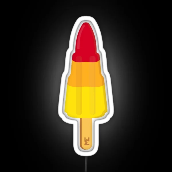 Rocket Ice Lolly RGB Neon Sign