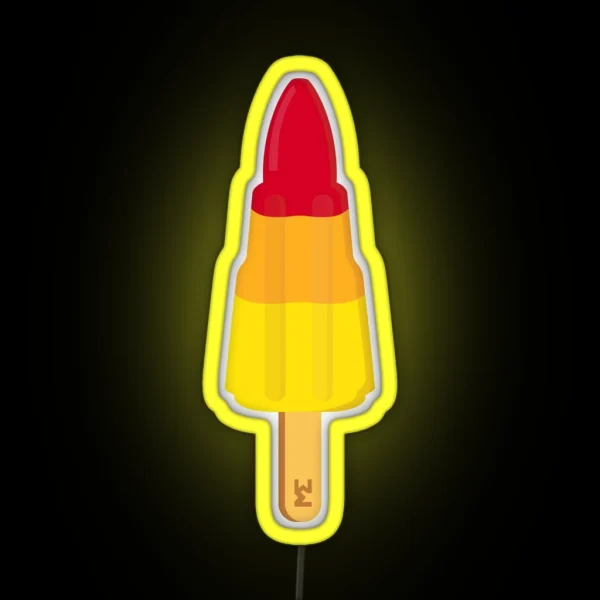 Rocket Ice Lolly RGB Neon Sign