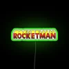 Add retro vibe with customizable Rocket Man RGB neon lighting.