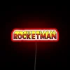 Glowing Electric Sign for Music Lovers and Space Enthusiasts Everywhere.
