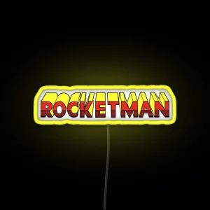 Rocket Man RGB Neon Sign