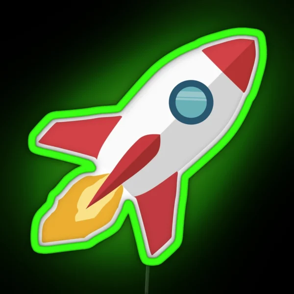 Rocket RGB Neon Sign