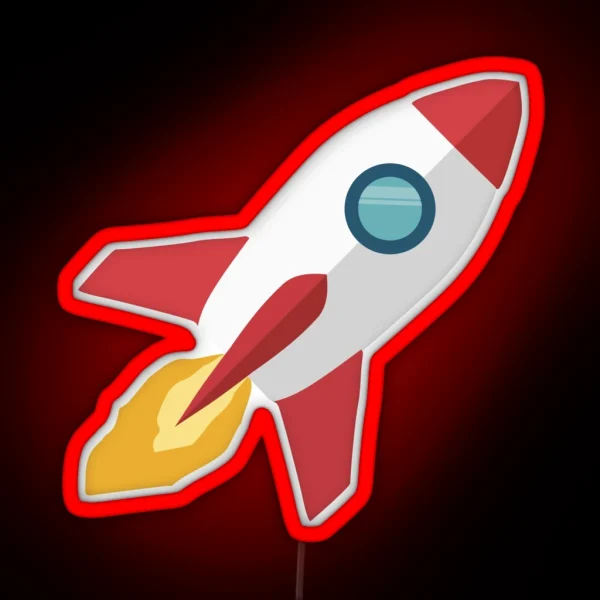 Rocket RGB Neon Sign