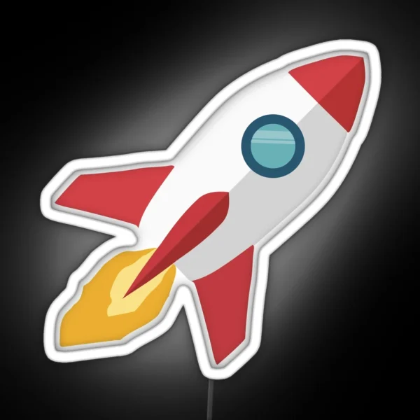 Rocket RGB Neon Sign