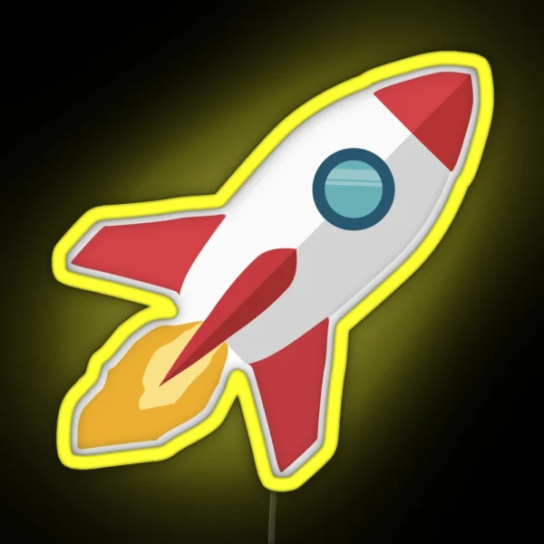 Rocket RGB Neon Sign