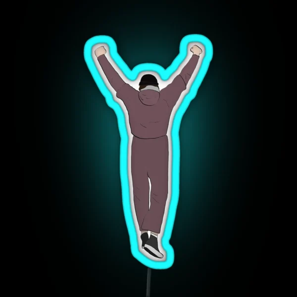 Rocky Celebration RGB Neon Sign