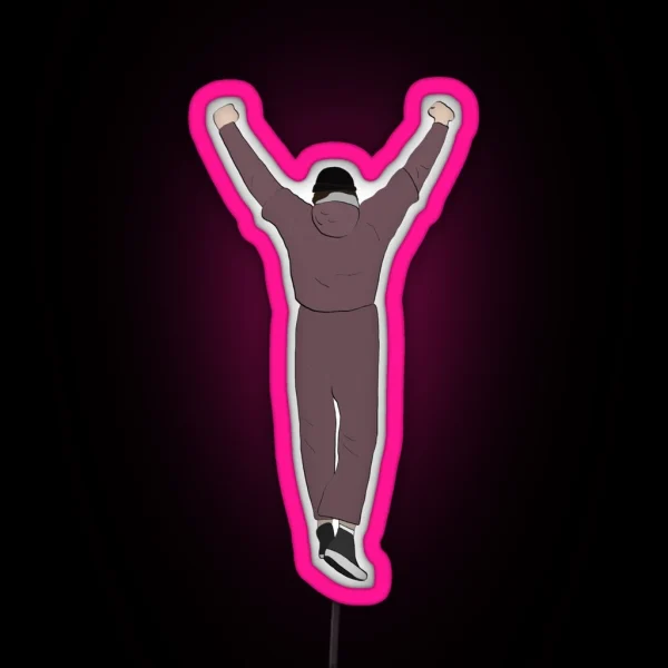 Rocky Celebration RGB Neon Sign