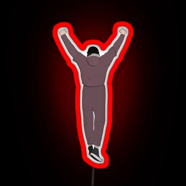 Rocky Celebration RGB Neon Sign