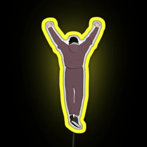 Rocky Celebration RGB Neon Sign