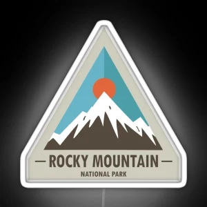 Rocky Mountain National Park RGB Neon Sign