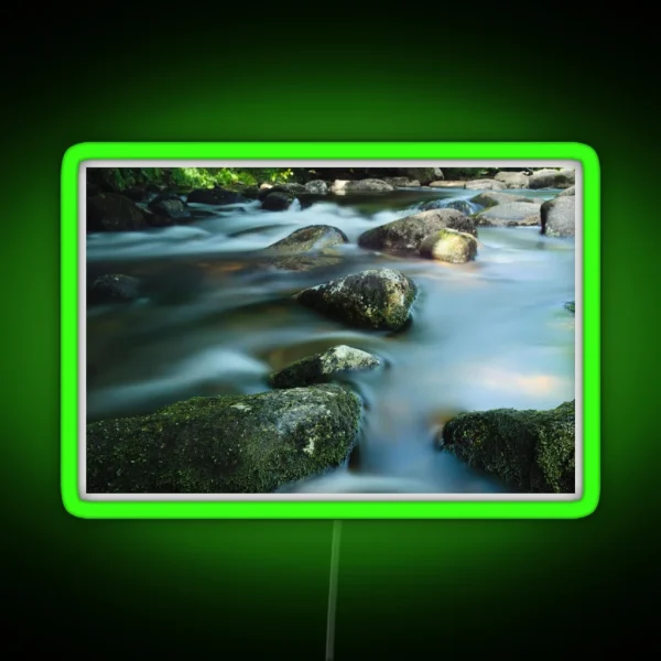 Rocky Water RGB Neon Sign