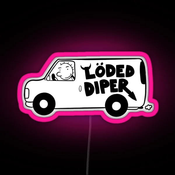 Roderick Loded Diper RGB Neon Sign