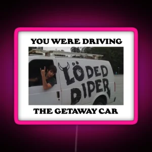 Rodrick Heffley Taylor Swift Getaway Car RGB Neon Sign