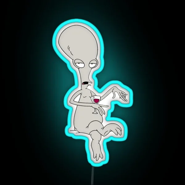Roger American Dad RGB Neon Sign