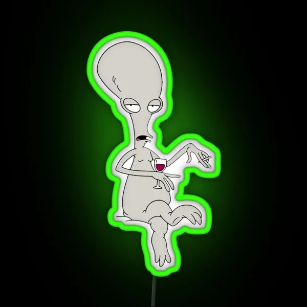 Roger American Dad RGB Neon Sign