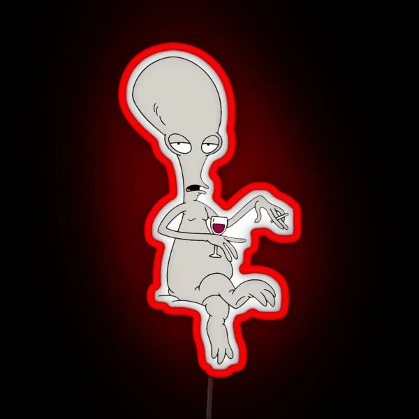 Roger American Dad RGB Neon Sign