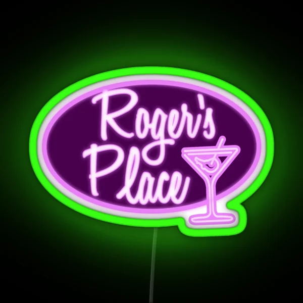 Roger S Place RGB Neon Sign