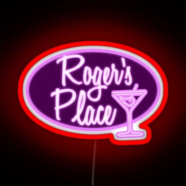 Roger S Place RGB Neon Sign