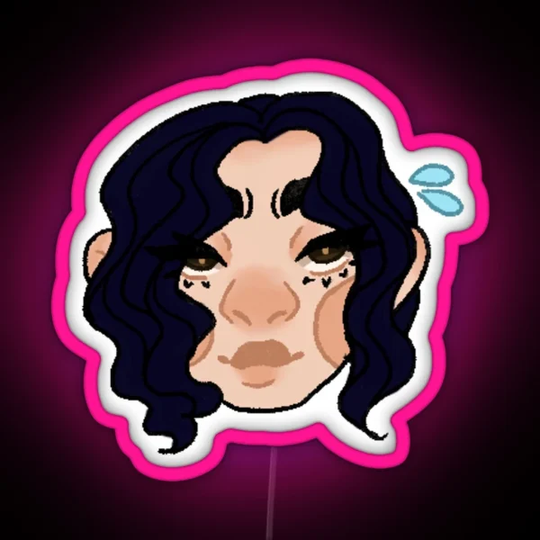 Roguish Lady Lissa RGB Neon Sign