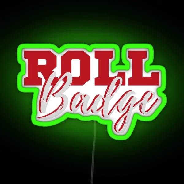 Roll Badge RGB Neon Sign