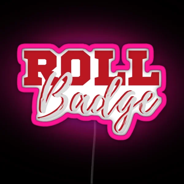 Roll Badge RGB Neon Sign