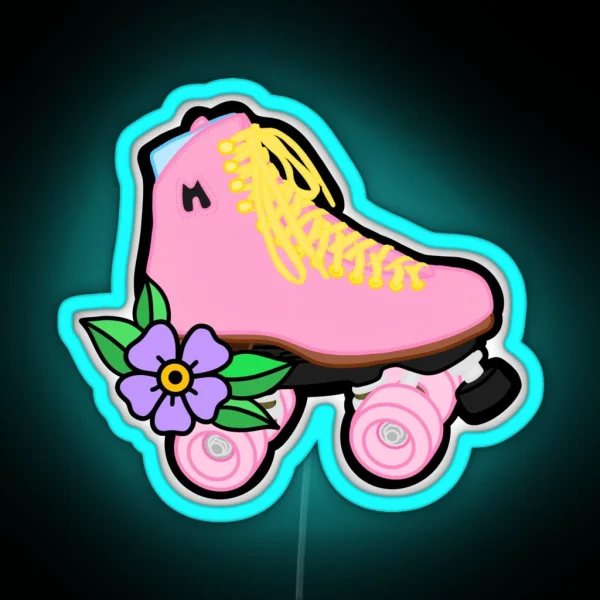Roller Skating RGB Neon Sign