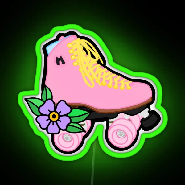 Roller Skating RGB Neon Sign