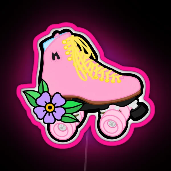 Roller Skating RGB Neon Sign