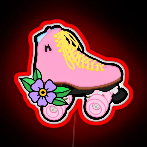Roller Skating RGB Neon Sign