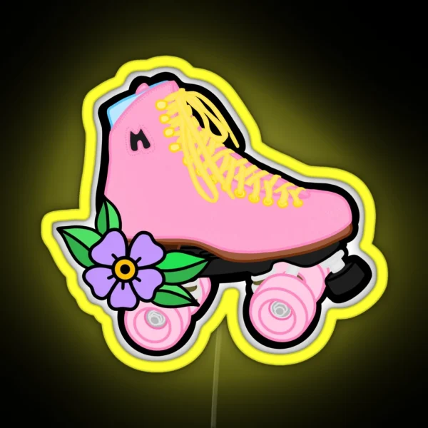 Roller Skating RGB Neon Sign