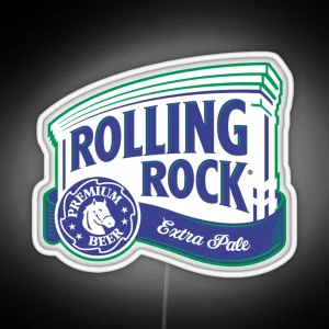 Rolling Rock RGB Neon Sign