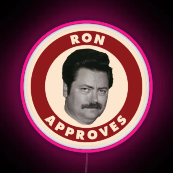 Ron Approves RGB Neon Sign