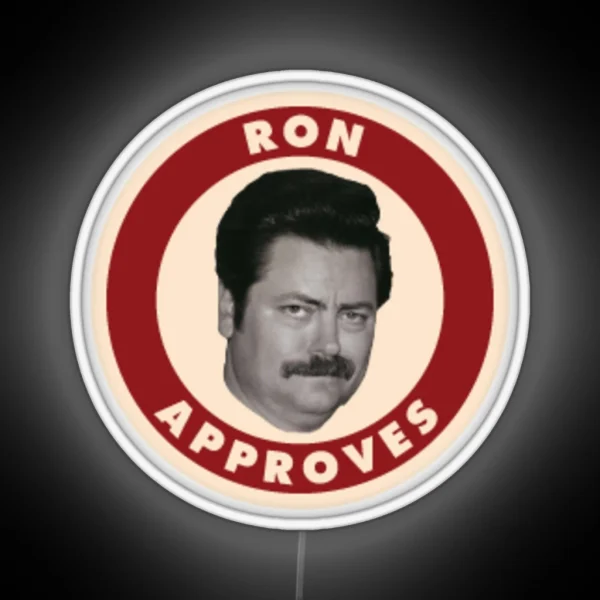 Ron Approves RGB Neon Sign
