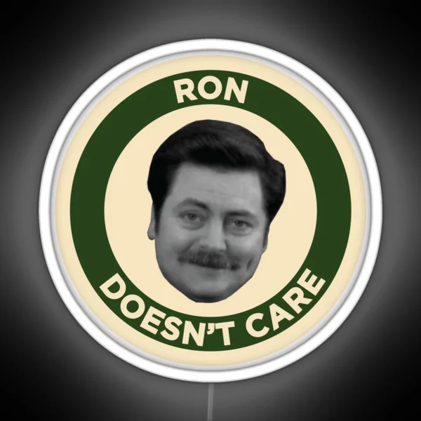 Ron Doesn T Care RGB Neon Sign