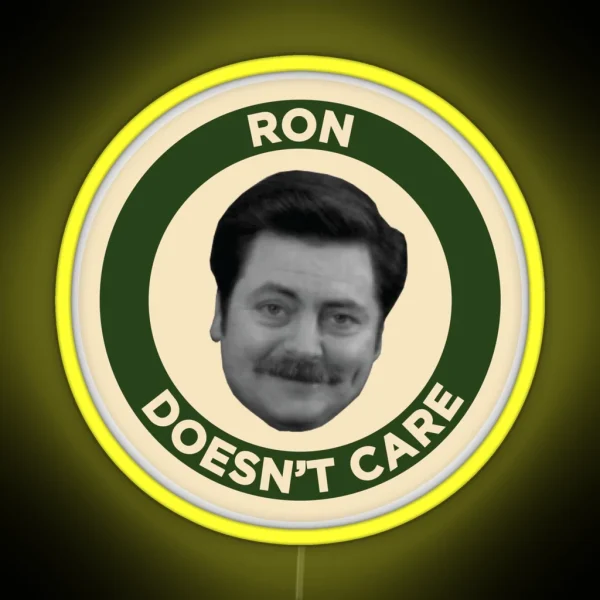 Ron Doesn T Care RGB Neon Sign