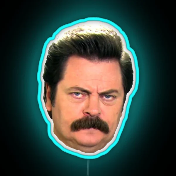 Ron Face RGB Neon Sign
