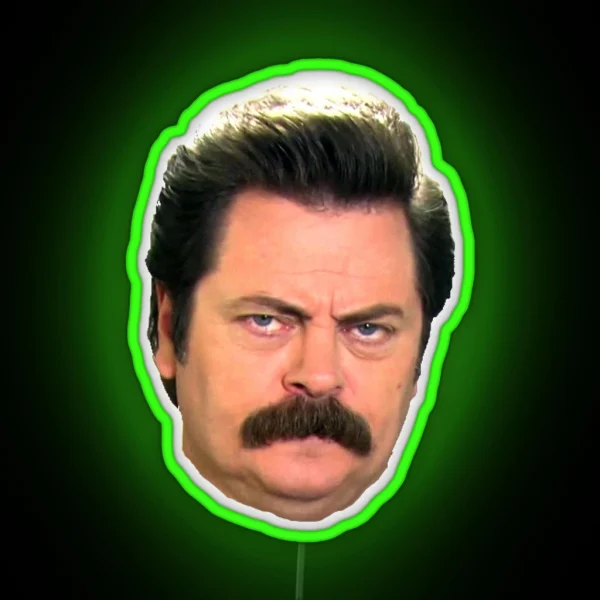 Ron Face RGB Neon Sign