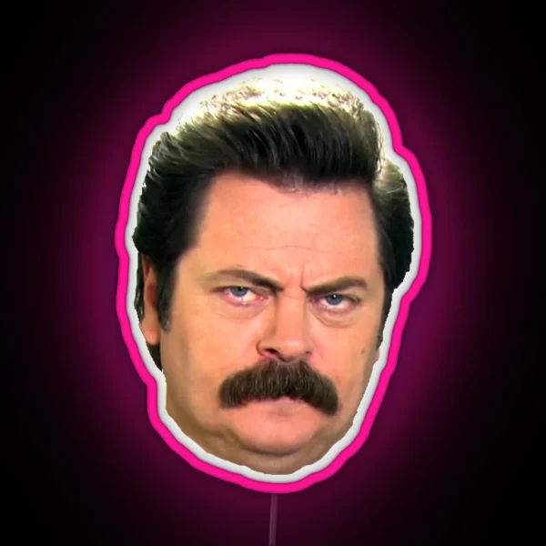 Ron Face RGB Neon Sign