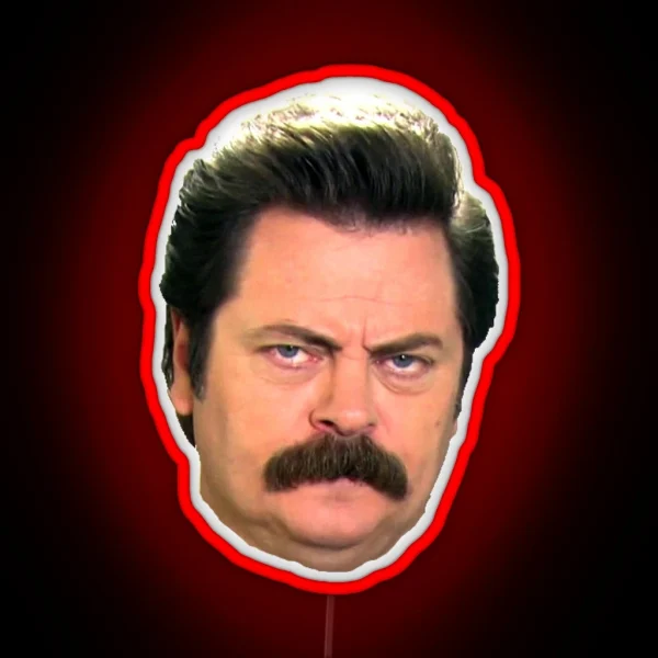 Ron Face RGB Neon Sign