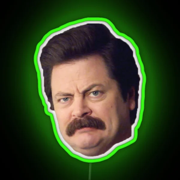 Ron Face RGB Neon Sign