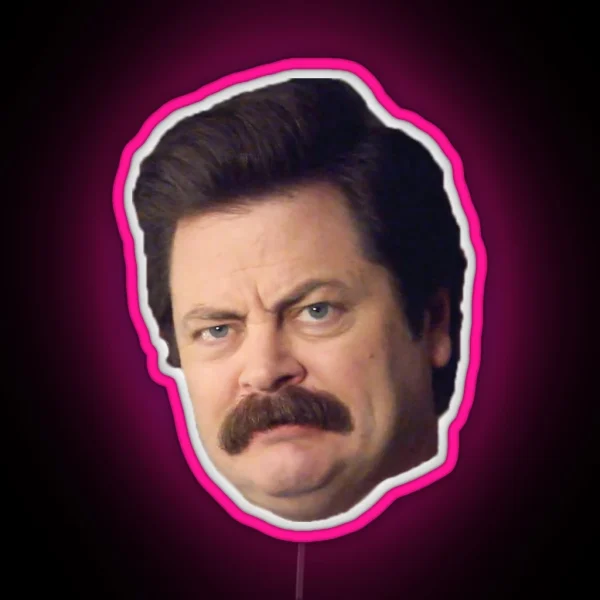Ron Face RGB Neon Sign