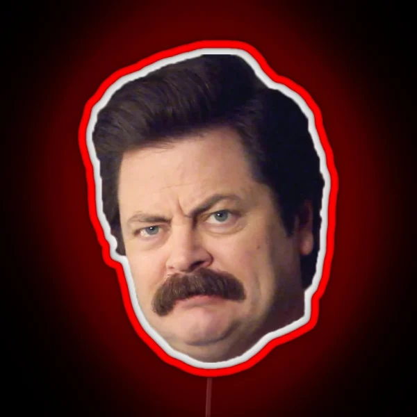 Ron Face RGB Neon Sign