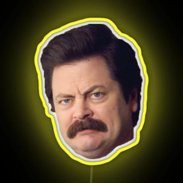 Ron Face RGB Neon Sign