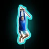 RGB Neon Sign: Quirky Zip Lining Motivational Gift Idea