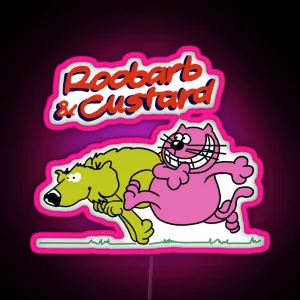 Roobarb And Custard RGB Neon Sign