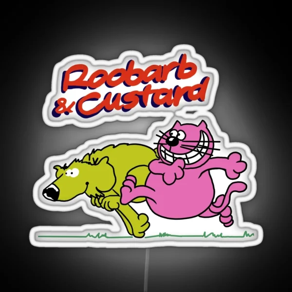 Roobarb And Custard RGB Neon Sign