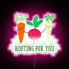 Vibrant Personalized Rooting You On Neon Sign for Home Decor